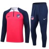 Atlético Madrid Trainings Sweatshirt Pak Quarter-zip 2023-24 Rode - Heren